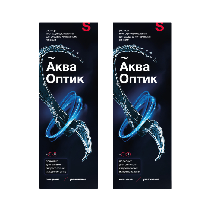 Изображение товара Набор из 2 уп АкваОптик 450мл со скидкой