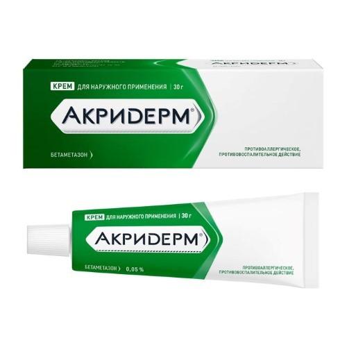 Изображение товара Акридерм 0,05% крем для наружного применения 30 гр