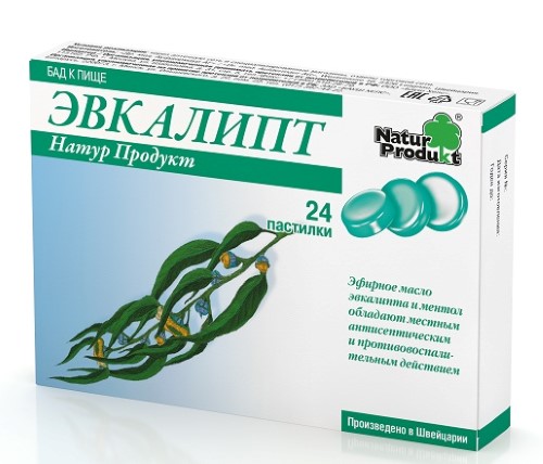 Изображение товара Эвкалипт натур продукт 24 шт. пастилки массой 2,5 г