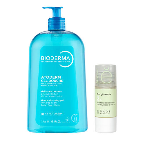 Изображение товара Набор Bioderma Atoderm Гель Для Душа 1000мл + Etat Pur Сыворотка С Глюконатом Цинка 3% 15мл