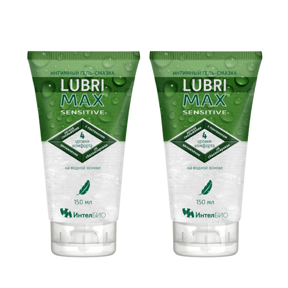 Изображение товара Набор из 2-х уп Любримакс sensitive интимный гель-смазка для чувствительного скольжения 150мл со скидкой