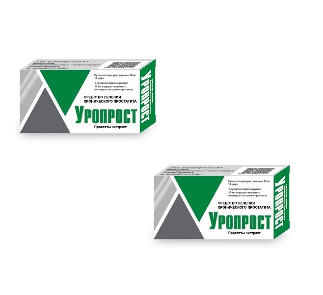Изображение товара Набор из 2-х уп для регулярного курса Уропрост 10мг №10 супп рект по специальной цене