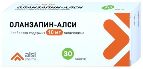 ОЛАНЗАПИН 0,01 N30 ТАБЛ /АЛСИ ФАРМА/ инструкция по применению