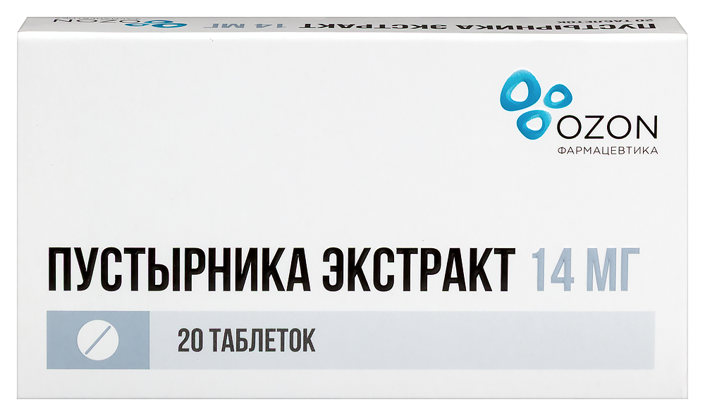 Изображение товара Пустырника экстракт 14 мг в таблетках - 20 шт.