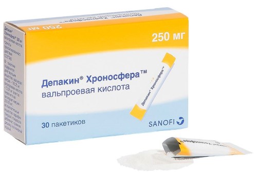 ДЕПАКИН ХРОНОСФЕРА 0,25 N30 ПАК ГРАН ПРОЛОНГ инструкция по применению