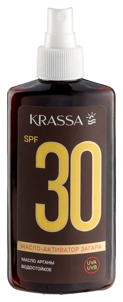 Изображение товара Krassa солнцезащитная серия масло-активатор загара spf 30 150 мл