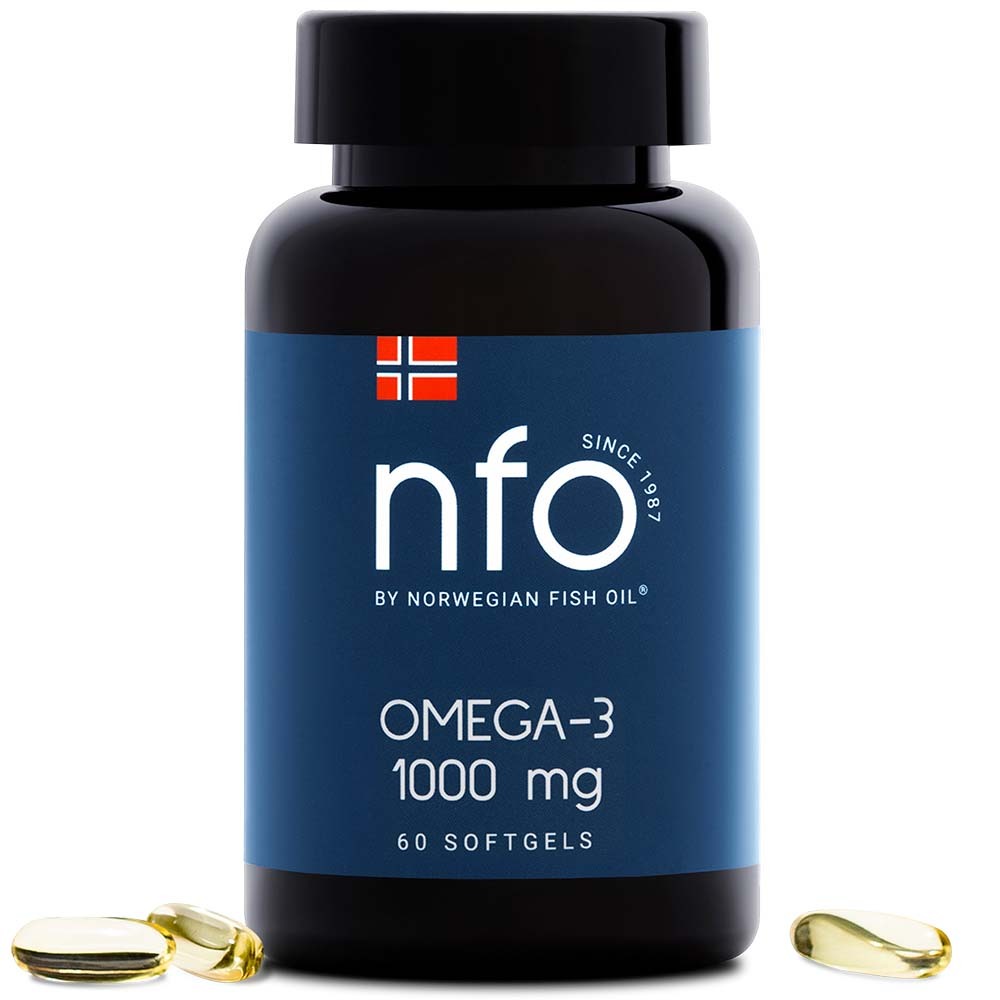 Изображение товара NFO Омега-3 1000 мг капсулы, 60 шт., для поддержки сердца и мозга