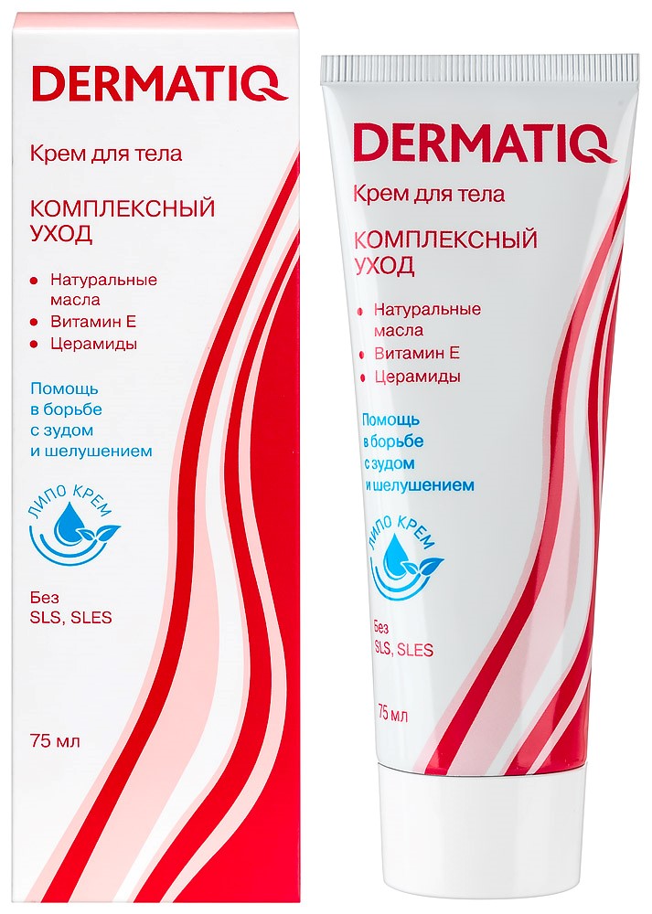 Изображение товара Крем для тела Dermatiq 75 мл для сухой и чувствительной кожи Изображение товара Крем для тела Dermatiq 75 мл для сухой и чувствительной кожи