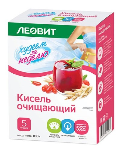 Изображение товара Леовит кисель очищающий 20 гр 5 шт. пак