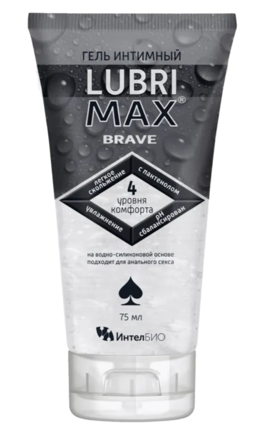 Изображение товара Интимный гель Lubrimax Brave 75 мл для женщин и мужчин, увлажнение