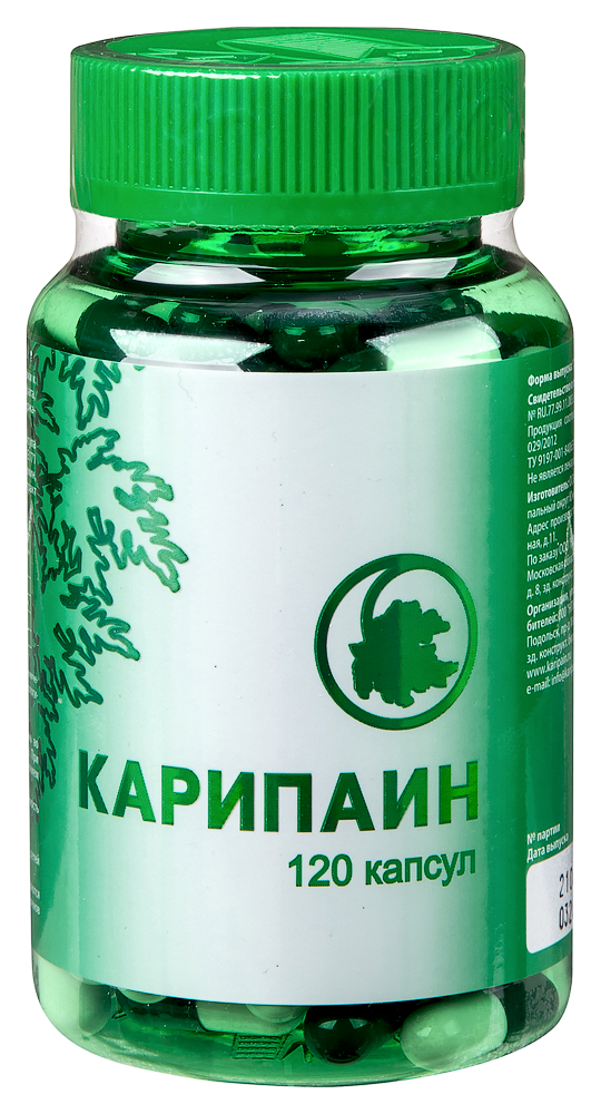 Изображение товара Карипаин 120 капсул для здоровья суставов с глюкозамином и хондроитином Изображение товара Карипаин 120 капсул для здоровья суставов с глюкозамином и хондроитином