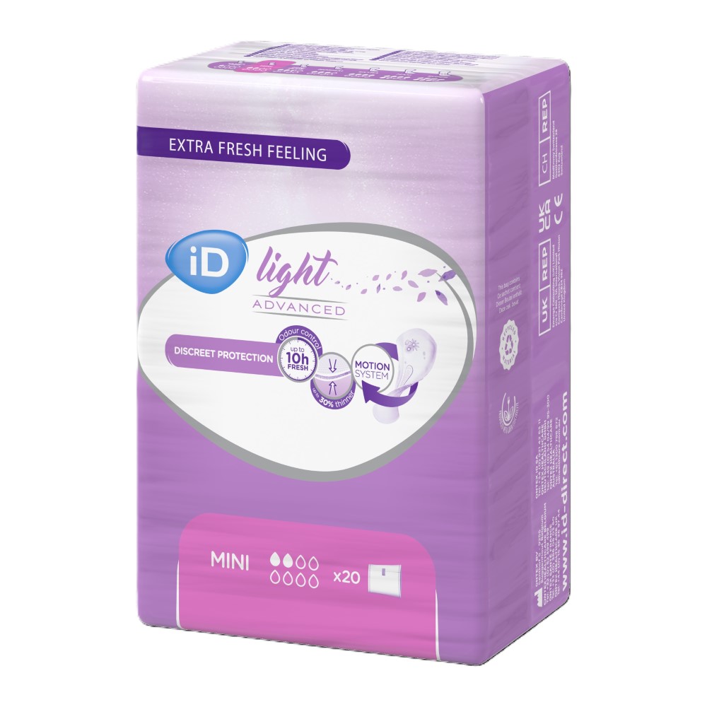Изображение товара Урологические прокладки MINI N20 LIGHT для женщин легкое недержание 20 шт