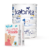 Купить Набор KABRITA 1 GOLD СМЕСЬ СУХ НА КОЗЬЕМ МОЛОКЕ 800 гр + газоотводная трубочка Windi цена
