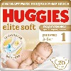 Купить Huggies elite soft подгузники детские размер 1 3-5 кг 20 шт. цена