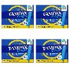 Купить Набор из 4х Tampax тампоны compak regular с аппликатором 16 шт со скидкой цена