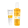 Купить Набор Bioderma Photoderm крем против пигментации и морщин SPF 50+ 40мл + Bioderma Photoderm спрей для лица и тела солнцезащитный цена