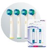 Купить B well насадки для электрических зубных щеток для взрослых модели pro-810 med-820 4 шт. цена