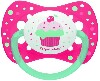 Купить Canpol babies соска-пустышка силиконовая cupcake 0-6 мес/розовая цена