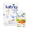 Купить Набор KABRITA каша рисовая 180,0 + KABRITA пюре фруктовое-овощное с козьими сливками Яблоко-морковь цена