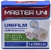Купить Лейкопластырь master uni unifilm медицинский фиксирующий на полимерной основе 1x500 см цена