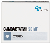 Купить Симвастатин 20 мг 30 шт. таблетки, покрытые пленочной оболочкой цена