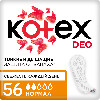 Купить Kotex deo нормал прокладки ежедневные 56 шт. цена