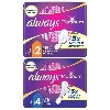 Купить Набор Always прокладки platinum ultra night N6 + Always platinum ultra normal plus N8 со скидкой цена