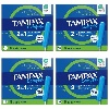 Купить Набор из 4-х уп Tampax тампоны compak super с аппликатором N16 со скидкой цена
