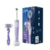 Купить Oral-b зубная щетка vitality pro/тип 3708/с насадкой cross action электрическая/сиреневая+gellette venus бритва со сменной кассетой цена