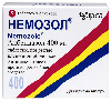 Купить Немозол 400 мг 5 шт. таблетки, покрытые пленочной оболочкой цена