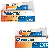 Купить Набор Фенистил 0,1% 30,0 гель д/наруж прим со скидкой 10% на вторую упаковку цена