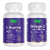 Купить Набор L-АРГИНИН 1000мг таблетки 90шт. + ОМЕГА-3+КОЭНЗИМ Q-10 капсулы 30шт. цена