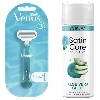 Купить Набор Gillette venus бритва со сменной кассетой + Гель д/бритья satin care sensitive aloe vera glide 75мл цена