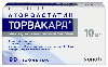 Купить Торвакард 10 мг 90 шт. таблетки, покрытые пленочной оболочкой цена