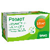Купить Розарт 10 мг 90 шт. таблетки, покрытые пленочной оболочкой цена