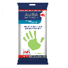 Купить Aura antibacterial derma protect салфетки влажные очищающие антибактериальные ромашка 20 шт. цена