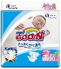 Купить Goon подгузники детские на липучках для новорожденных размер nb 0-5 кг 90 шт. цена