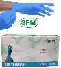 Купить Перчатки смотровые sfm нитриловые нестерильные xl 100 пар/голубой неопудренные текстурированные внутреннее полимерное покрытие цена