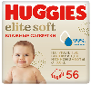 Купить Влажные салфетки Huggies Elite Soft для новорожденных 56шт цена