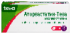 Аторвастатин-тева 10 мг 30 шт. таблетки, покрытые пленочной оболочкой