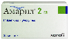 Купить Амарил 2 мг 30 шт. таблетки цена