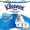Купить Kleenex clean care delicate white туалетная бумага двухслойная 4 шт. цена
