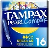 Купить Tampax тампоны compak pearl regular с аппликатором 16 шт. цена
