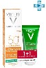 Купить Vichy набор/capital soleil уход мат для жирной проблемной кожи 3-в-1 spf50+ 50 мл+normaderm phytosolution гель очищающий для умывания 50 мл/ цена