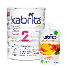 Купить Набор KABRITA 2 GOLD СМЕСЬ СУХ НА КОЗЬЕМ МОЛОКЕ 800 гр + KABRITA пюре фруктовое с козьими сливками Манго цена