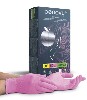 Купить Перчатки смотровые benovy нитриловые нестерильные неопудренные текстурированные на пальцах хлорированные xs 50 пар/розовый цена