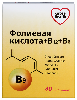 Купить Gross health фолиевая кислота+в 12+в 6 40 шт. таблетки, покрытые оболочкой массой 0,22 г/эркафарм цена