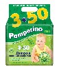 Купить Pamperino салфетки влажные детские 50 шт. х 3 цена