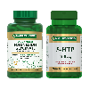Купить Набор Natures bounty 5-гидрокситриптофан №60 капс +  Глицинат магния №90 капс со скидкой цена