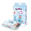 Купить Набор YOKOSUN для детей: влажные салфетки 120 шт. + пелёнки одноразовые 60х90 10 шт. цена